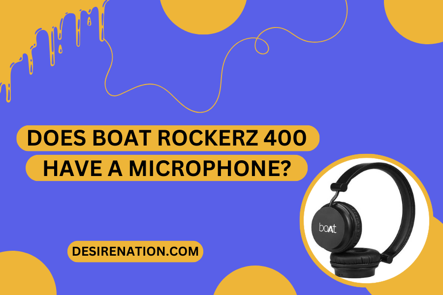 Does Boat Rockerz 400 Have a Microphone?