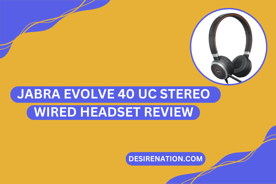Jabra Evolve 40 UC Stereo Wired Headset Review