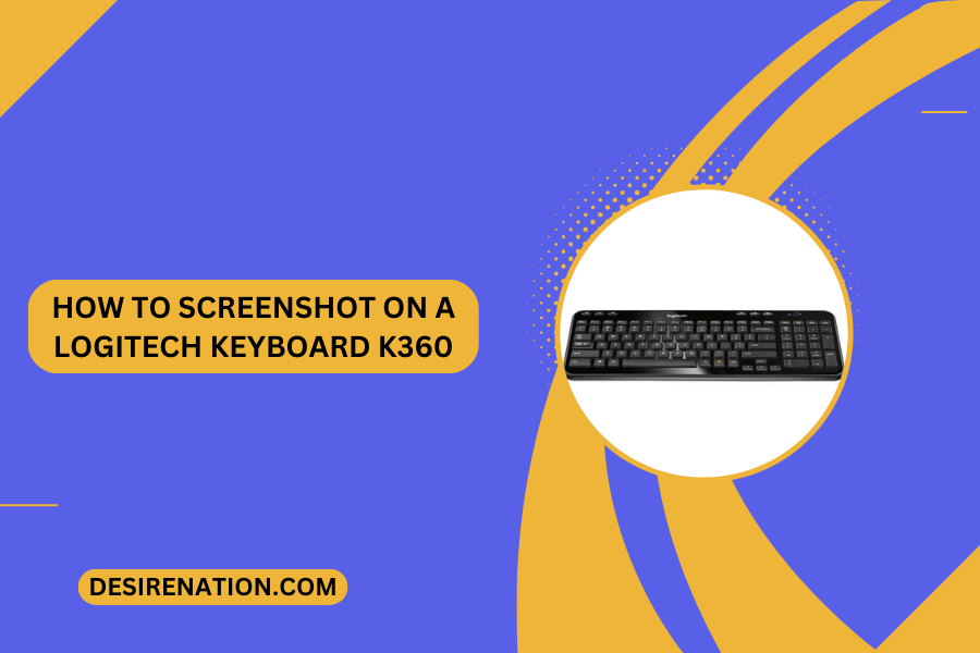 How to Screenshot on a Logitech Keyboard K360