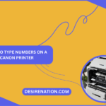How to Type Numbers on a Canon Printer