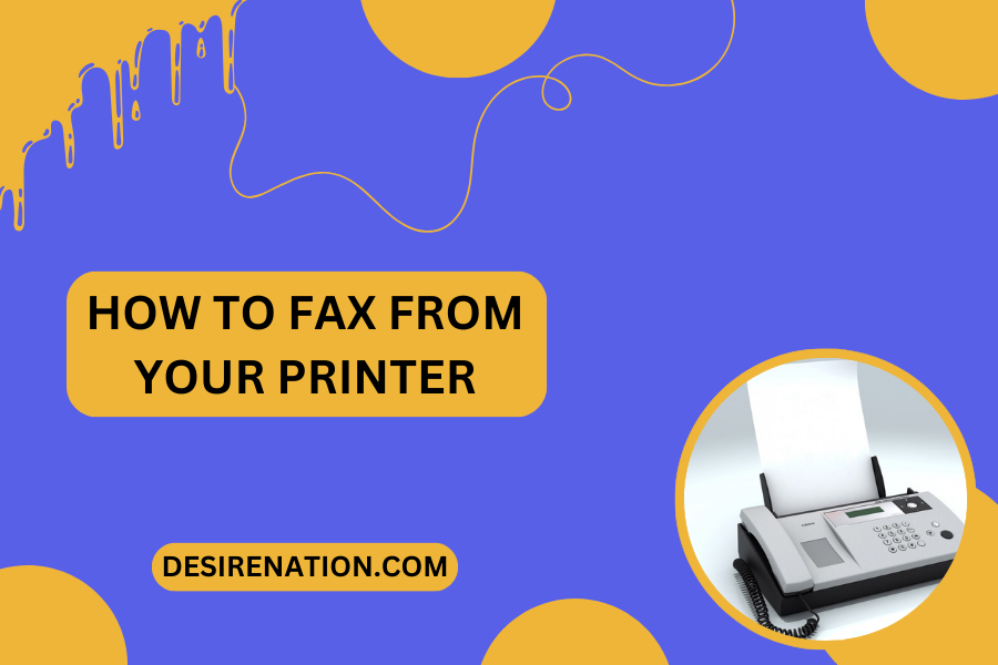 How to Fax from Your Printer