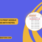 How to Print Google Slides with Notes